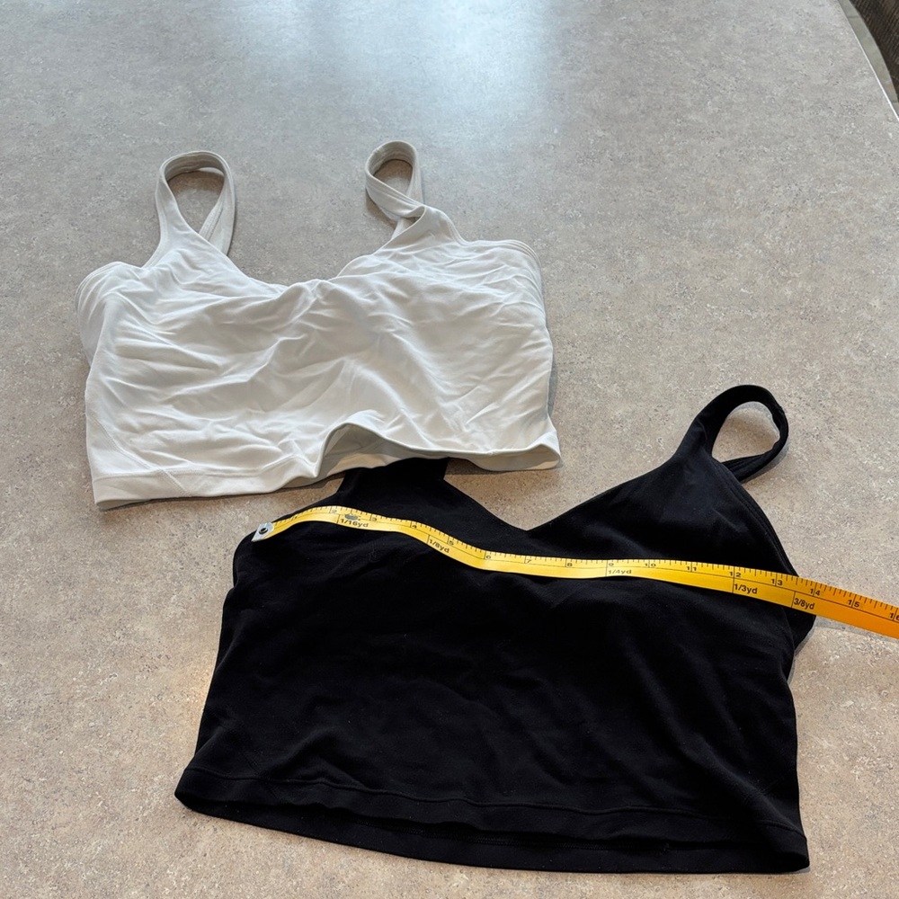 lululemon athletica White and Black Bra bundle